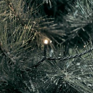 Konstmide CHRISTMAS, LED-Microlichterkette warmweiß 80-flammig 22,64 m, Konstsmide LED-Lichterkette 2264 cm lang 80 LEDs schwarz