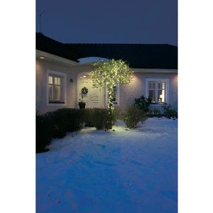 Konstmide CHRISTMAS, LED-Microlichterkette warmweiß 80-flammig 22,64 m, Konstsmide LED-Lichterkette 2264 cm lang 80 LEDs schwarz