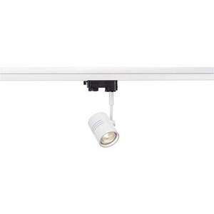 Slv, Hochvolt-Schienensystem-Leuchte 3phasig GU10 50 W Halogen, LED EEK: abhängig v. Leuchtmittel (A++ - E) SLV Bima I Weiß, SLV Bima I Strahler 3-Phasen-HV-Schiene weiß