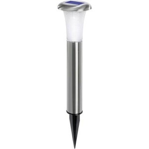 Esotec, Vesuv LED-Solarleuchte Edelstahl, 
