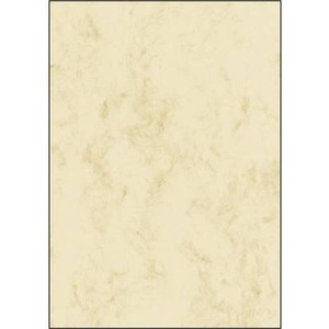 Motivpapier Sigel DP181 Marmor DIN A4 90 g/m² Beige 25 Blatt