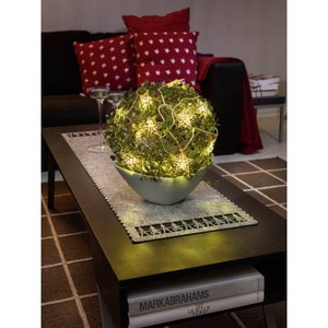 Konstmide CHRISTMAS, 16-flammige LED-Lichterkette mit goldenen Sternen, 16-flammige LED-Lichterkette mit goldenen Sternen