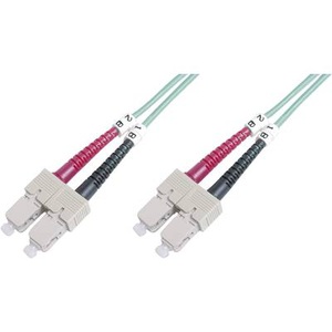 Digitus, Digitus LWL Patchkabel SC - SC 2.00m Multimode Duplex OM3, Digitus DK-2522-02/3 Glasfaser LWL Anschlusskabel [1x SC-Stecker - 1x SC-Stecker] 50/125 µ Multimode OM3 2.00 m