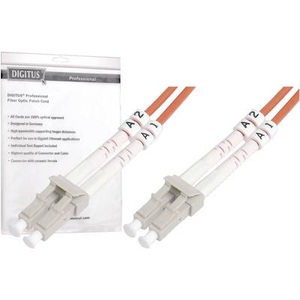 undefined, Digitus LWL Patchkabel, Duplex, LC zu LC MM OM2 50/125 µ, 3 m, 