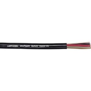 LAPP ÖLFLEX® TRUCK 170 Fahrzeugleitung 2 x 1 mm² Schwarz 7027061 500 m