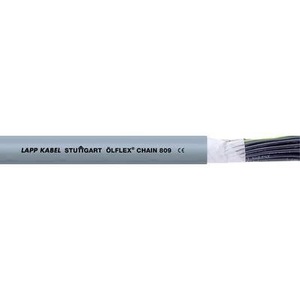 LAPP 1026723 Schleppkettenleitung ÖLFLEX® CHAIN 809 25 G 1 mm² Grau 500 m