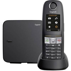 Gigaset, Gigaset E630 Schnurloses Telefon analog Outdoor, Taschenlampe, Headsetanschluss Schwarz, Gigaset E630 DECT, GAP Schnurloses Telefon analog Outdoor, Taschenlampe, Headsetanschluss Schwarz