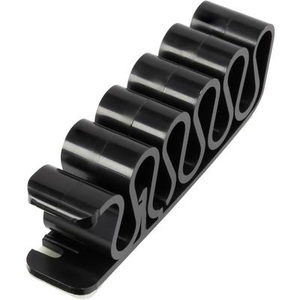 TRU COMPONENTS, TRU COMPONENTS 630913 Kabelclip selbstklebend Schwarz 1 St., 