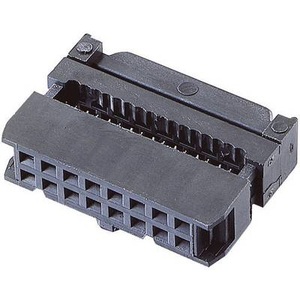 TRU COMPONENTS, TRU COMPONENTS Pfosten-Steckverbinder mit Zugentlastung Rastermaß: 2.54 mm Polzahl Gesamt: 34 Anzahl Reihen: 2 100 St., 