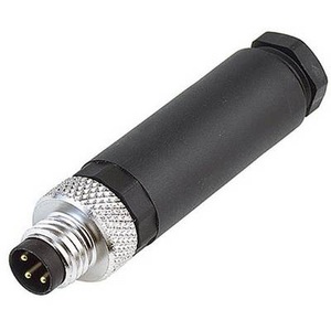 Binder 99-3383-100-04 Sensor-/Aktor-Steckverbinder, unkonfektioniert M8 Stecker, gerade Polzahl: 4 1 St.