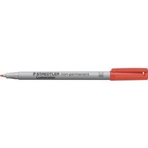 Staedtler, Staedtler Folienstift Lumocolor M non-permanent 315 Rot 315-2, Staedtler Lumocolor, non-permanent, Universalstift, 1mm, M, rot, 315-2