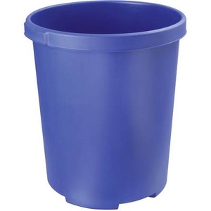 undefined, Papierkorb, Kunststoff Volumen 50 l, HxØ 490 x 430 mm blau, HAN 43x49 cm (ØxH) 50l Polypropylen Farbe: 1836-14 Papierkorb 50 l (Ø x H) 350 mm x 490 mm Blau 1 St.