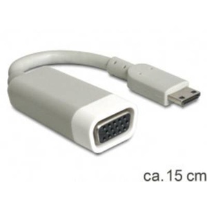 Delock, Delock HDMI / VGA Adapter [1x HDMI-Stecker C Mini - 1x VGA-Buchse] Weiß, Delock 65471 HDMI / VGA Adapter [1x HDMI-Stecker C Mini - 1x VGA-Buchse] Weiß 15.00 cm