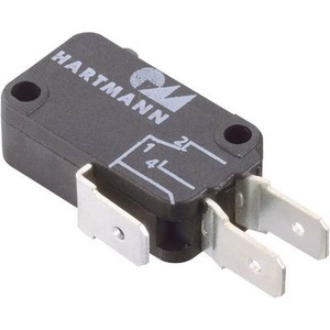 Hartmann, Hartmann Mikroschalter 04G01B01X01A 250 V/AC 16 A 1 x Ein/(Aus) tastend 1 St., PTR Hartmann 04G01B01X01A Mikroschalter 04G01B01X01A 250 V/AC 16 A 1 x Aus/(Ein) tastend 1 St.