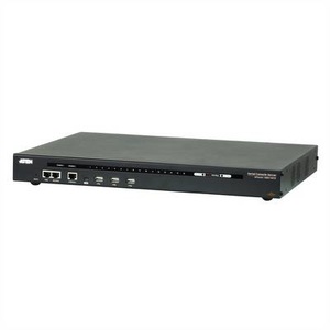 ATEN, Aten SN0116CO-AX-G - 16-Port Serial Consol Server over IP, ATEN SN0116CO 16-Port Serieller Konsolen Server mit Dual-Strom/LAN