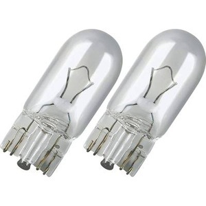 Osram Auto, Osram Auto Signal Leuchtmittel Standard W3W 3 W 12 V, Osram Original Leuchtmittelpaar 12V, 3W Glassockel W2.1x9.5d