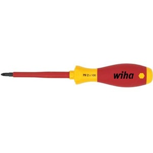 VDE Kreuzschlitz-Schraubendreher Wiha Softfinish PH 1 Klingenlänge: 80 mm DIN ISO 8764, DIN EN 60900