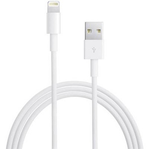 Apple, Apple iPad/iPhone/iPod Datenkabel/Ladekabel [1x USB 2.0 Stecker A - 1x Apple Lightning-Stecker] 2 m Weiß, Apple USB 2.0-Kabel USB A - Lightning 2 m