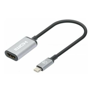 Manhattan, Manhattan USB 2.0 Adapter [1x USB-C® Stecker - 1x HDMI-Buchse] 4K@60Hz USB-C to HDMI-Adapter, Manhattan USB-C to HDMI Cable, 4K@60Hz, 5 Gbps (USB 3.2 Gen1 aka USB 3.0)