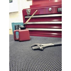 undefined, Anti-Rutschmatte, Breite 600 mm Höhe 4 mm, schwarz Länge 10000 mm, COBA Europe GS010001 GRIPSAFE Anti-Rutschmatte (L x B x H) 10 m x 0.6 m x 4 mm Schwarz