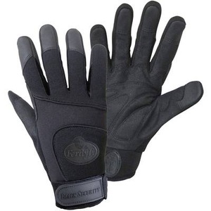 undefined, Handschuhe BLACK SECURITY schwarz, 1 Paar Größe L, FerdyF. BLACK SECURITY Mechanics 1911-9 Clarino®-Kunstleder Montagehandschuh Größe (Handschuhe): 9, L EN 388 CAT II 1