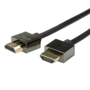 ROLINE, Roline HDMI Anschlusskabel HDMI-A Stecker 3.00 m Schwarz 11.04.5593 Geschirmt HDMI-Kabel, ROLINE Notebook HDMI High Speed Kabel mit Ethernet, schwarz, 3 m