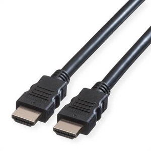 ROLINE, Roline HDMI Anschlusskabel HDMI-A Stecker 5.00 m Schwarz 11.04.5575 Geschirmt HDMI-Kabel, ROLINE Monitorkabel HDMI High Speed, ST-ST, 5 m