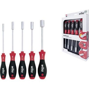 Werkstatt Schraubendreher-Set 5teilig Wiha SoftFinish Außen-Sechskant