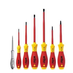 Wiha, VDE Schraubendreher-Set 7teilig Wiha SoftFinish electric 320N K7 Schlitz, Kreuzschlitz Phillips, Schraubendreher-Set SoftFinish electric, 7-teilig