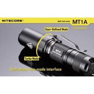 Nitecore, NiteCore Multi Task MT1A LED Mini-Taschenlampe batteriebetrieben 180 lm 60 h 55 g, 