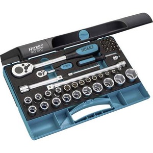 Hazet, Hazet Steckschlüsselsatz metrisch 1/2 (12.5 mm) 47teilig 953SPC, HAZET Steckschlüssel-Satz, Breite 355 mm, 1/2 Zoll, 47 Teile