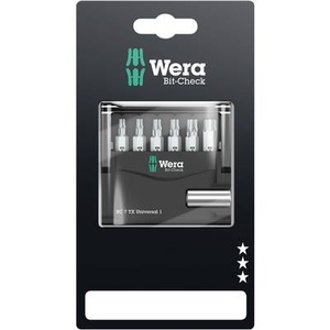 Wera, Wera 867/1 Z Mini-Check TORX® 05073404001 Bit-Set 7teilig Innen-TORX, Wera Bit-Check 7 TX Universal | T10-T40
