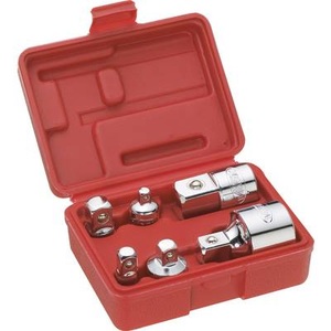Vigor, Steckschlüssel-Adapter-Set Antrieb (Schraubendreher) 1/4 (6.3 mm), 3/8 (10 mm), 1/2 (12.5 mm), 3/4 (20 mm) Abtrieb 1/4, 