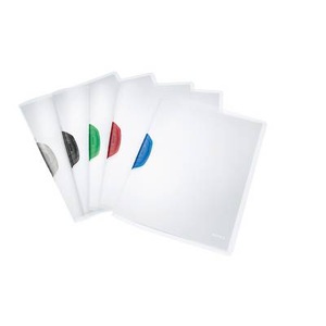 Leitz, Leitz Klemmmappe COL.CLIP 41750085 DIN A4 Grau, Leitz Color Clip, A4, transparent, 4175-00-85