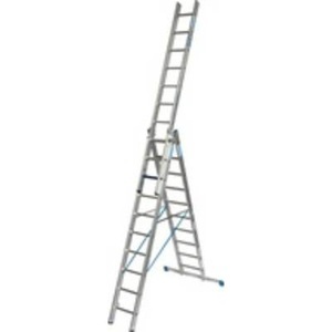KRAUSE, Krause 131669 131669 Aluminium Mehrzweckleiter inkl. Traverse Arbeitshöhe (max.): 7.50 m 25.5 kg, Krause 131669 131669 Aluminium Multifunktionsleiter inkl. Traverse Arbeitshöhe (max.): 7.50 m 25.5 kg