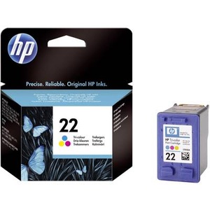 Hp, HP Tintenpatrone 22 Original Cyan, Magenta, Gelb C9352AE Druckerpatrone, HP 22 Original Tintenpatrone C9352AE Cyan, Magenta, Gelb