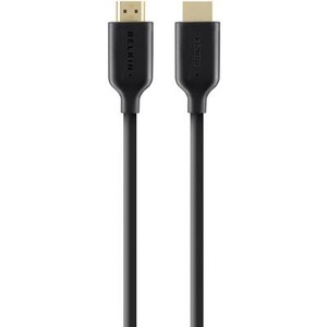 Belkin, Belkin HDMI Anschlusskabel [1x HDMI-Stecker - 1x HDMI-Stecker] 2 m Schwarz, 