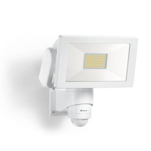 Steinel, Steinel LS 300 S WS 067588 LED-Außenstrahler mit Bewegungsmelder EEK: F (A - G) 29.5 W, Steinel LED Strahler LS 300 S weiß mit Bewegungsmelder 29,5 W Außenstrahler 2962 lm Flutlicht schwenkbar 4000K