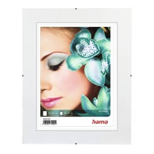 HAMA, Hama Bilderrahmen Clip-Fix 21 x 29.7 cm, hama 00061595 Rahmenloser Bildhalter Clip-Fix, Polystyrol, 21 x 29,7 cm, DIN A4