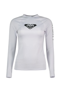 ROXY, Roxy Whole Hearted 50+ Damen Lycra Shirt Weiss, Damen, Größe: XS