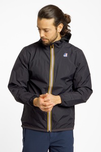 K-WAY, K-Way Le Vrai 4.0 Claude Herren Regenjacke Schwarz, Herren, Größe: XXL