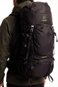 46 Nord, 46 NORD Rawil 60+10 L Wanderrucksack Grau, Herren, Größe: 0
