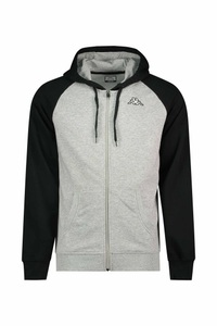 Kappa, Kappa Logo Jackus Herren Trainingsjacke Schwarz, Herren, Größe: L