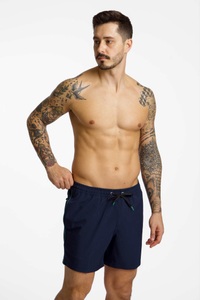 QUIKSILVER, Quiksilver Stretch Piped Volley 16" Herren Badeshort Blau, Herren, Größe: L