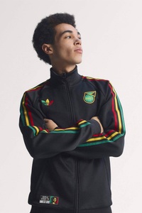 adidas, adidas Jamaika Originals Herren Trainingsjacke Schwarz, Herren, Größe: S