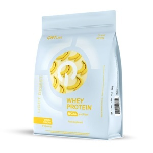 QNT, Light Digest Whey 500 g Proteinpulver, QNT Light Digest Molkenprotein Banane