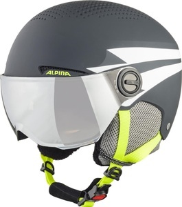 Alpina, ALPINA ZUPO VISOR Skihelm Kinder, Alpina Kinder Zupo Visor Visierhelm