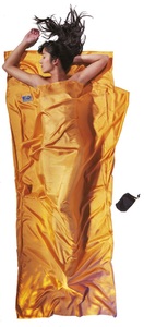 COCOON, Cocoon TravelSheet Silk sunset 2019 Inlets & Hüttenschlafsäcke, Cocoon TravelSheet Silk Schlafsack