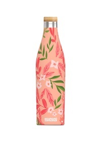 SIGG, Trinkflasche Meridian Sumatra Flowers 0,5L, Thermosflasche, Meridian 500 ml Trinkflasche