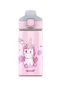SIGG, Kinder Trinkflasche Miracle Happy Unicorn 0.4 L, Kinder Trinkflasche Miracle Kids Alu Animals Happy Unicorn 0.4 L